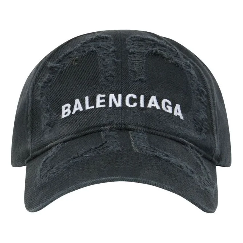 (WMNS) Balenciaga Laser Destroyed BB Cap 'Black White' 719282410B21077 - 1