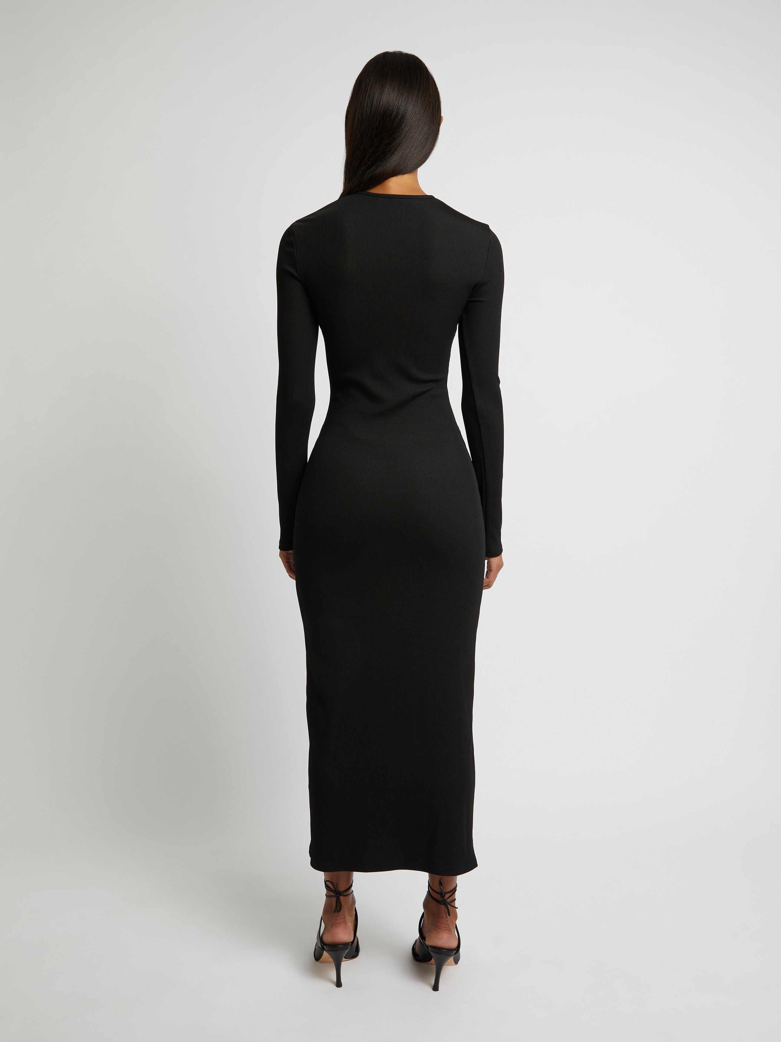 Orbit Ruched Long Sleeve Dress - 4