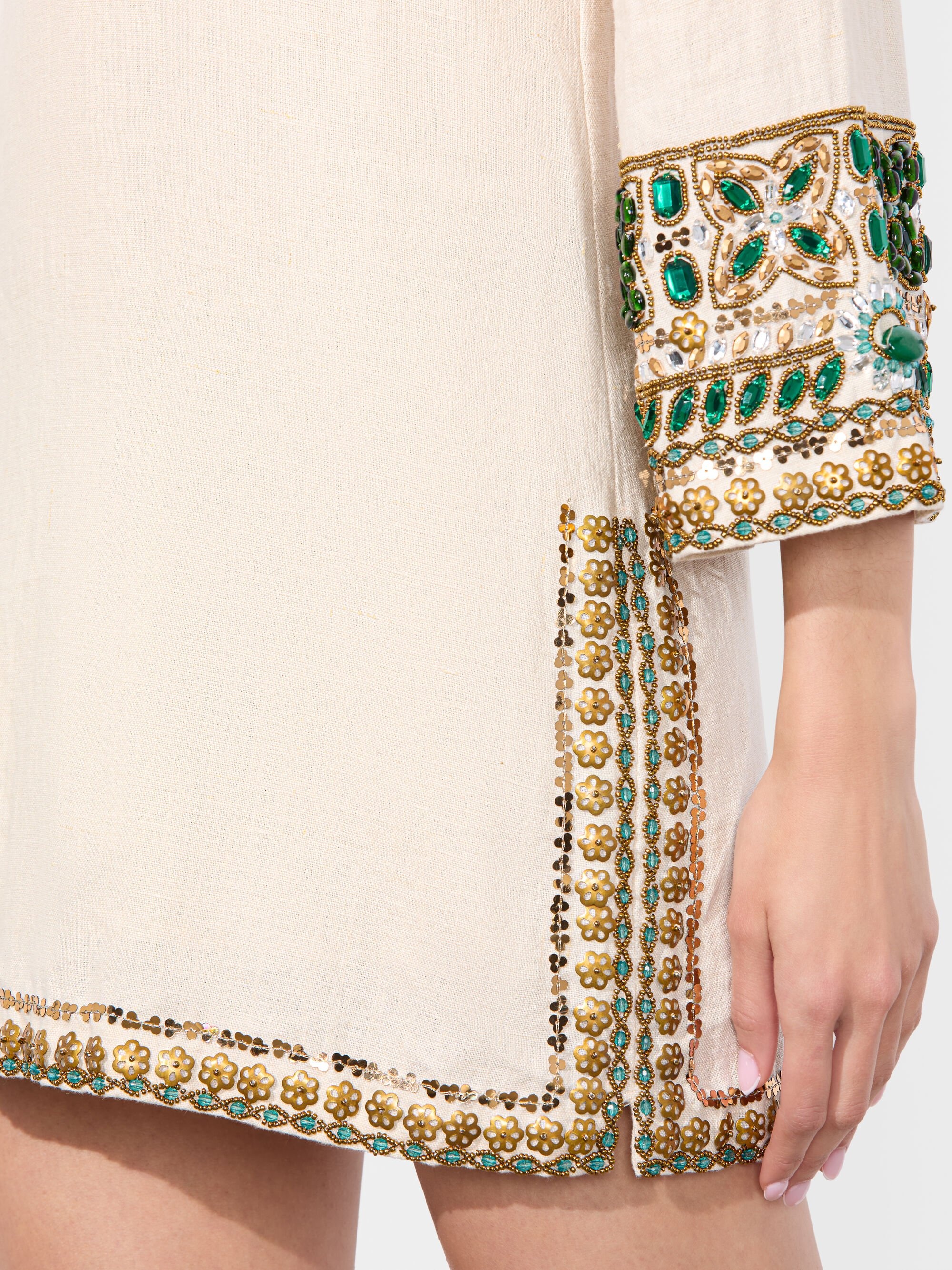 ELEONORA EMBELLISHED TUNIC DRESS - 3