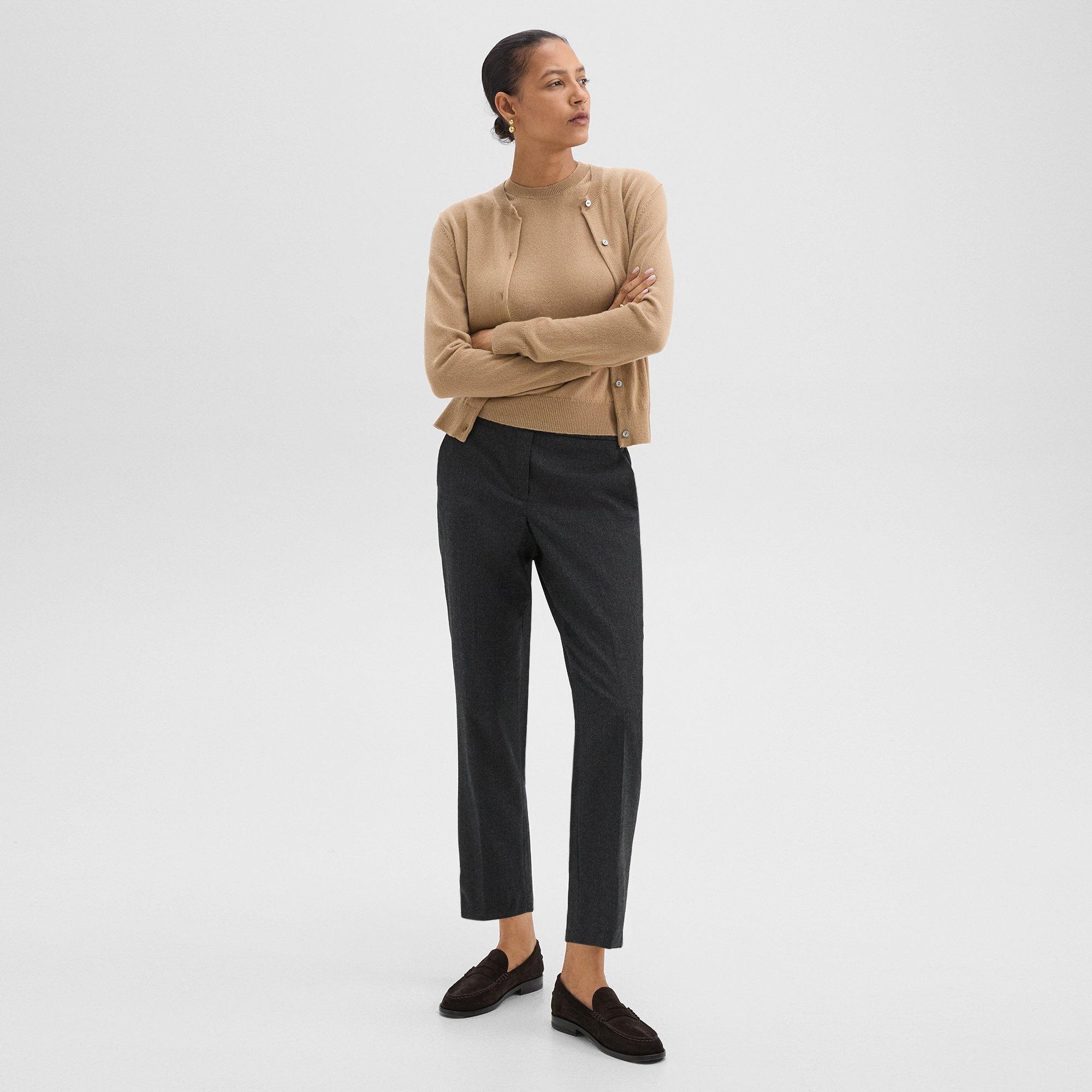 Treeca Pull-On Pant in Sleek Flannel - 2