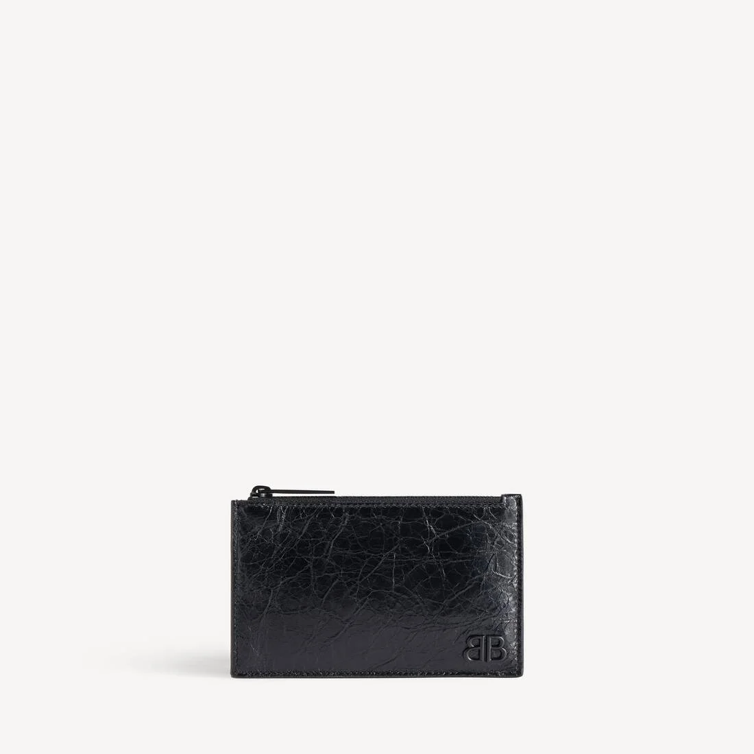 Men's Monaco Long Coin And Card Holder in Black - 1