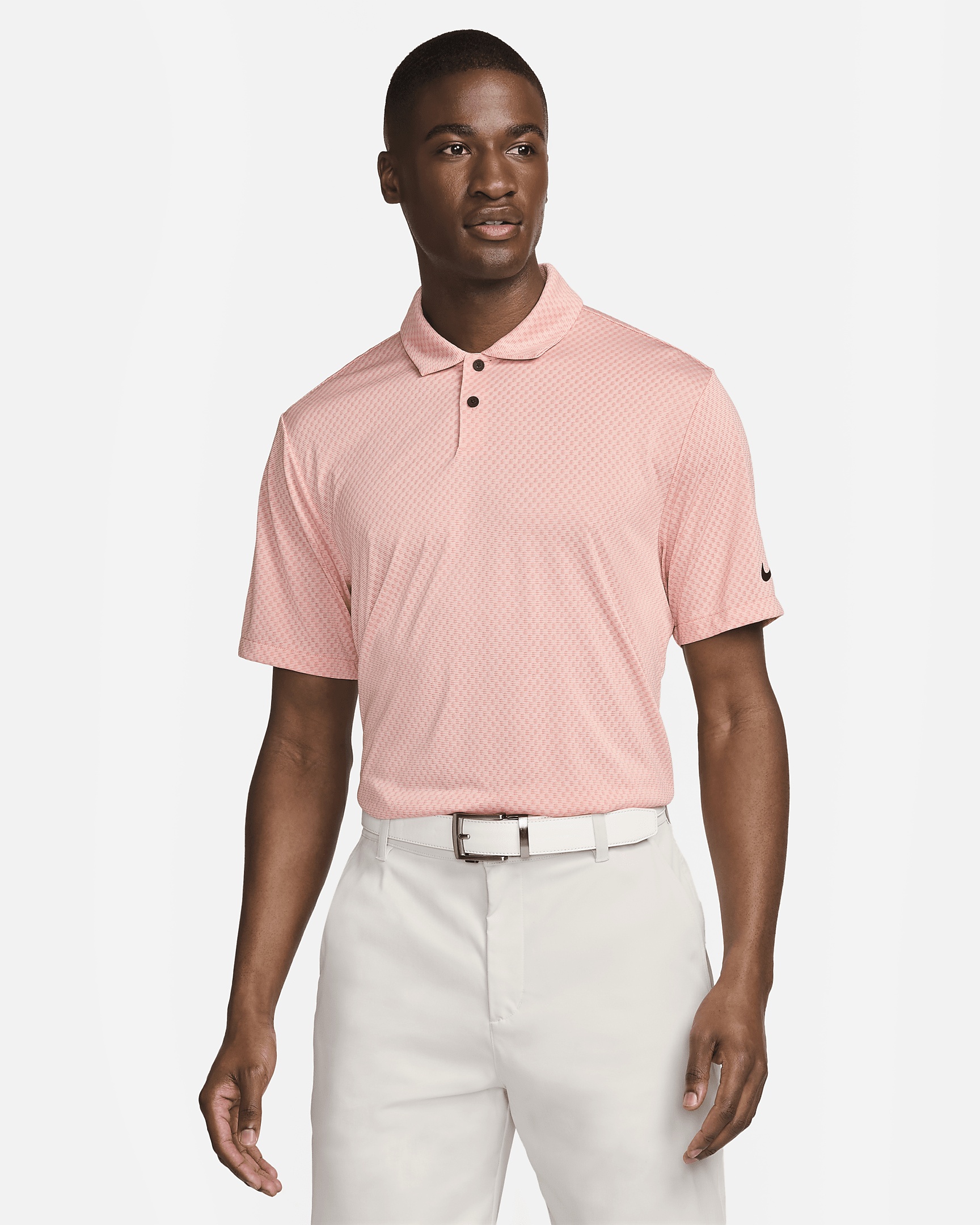 Nike pink golf polo deals