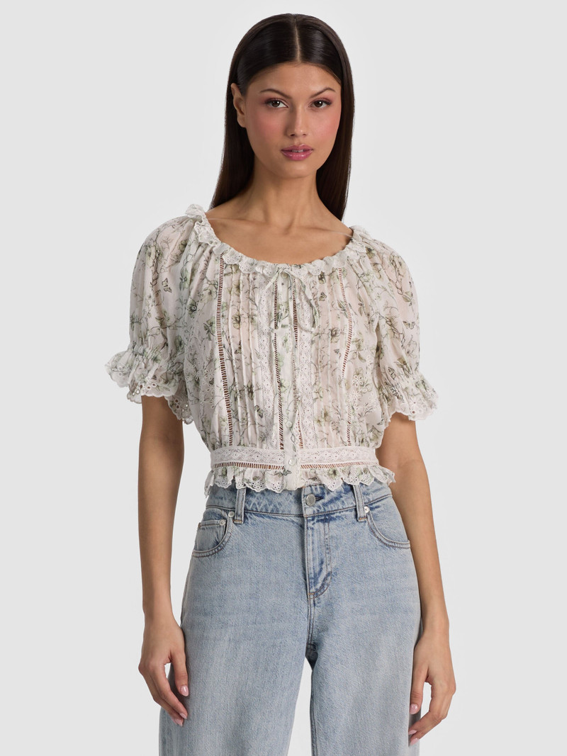 MCLAINE PUFF SLEEVE BLOUSE 2