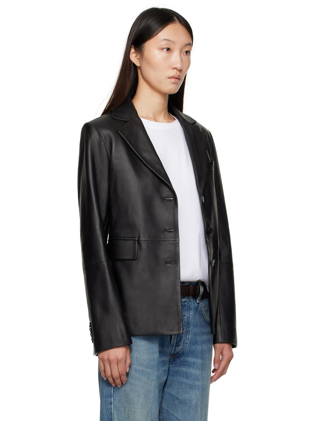 Black Aldo Leather Jacket - 2