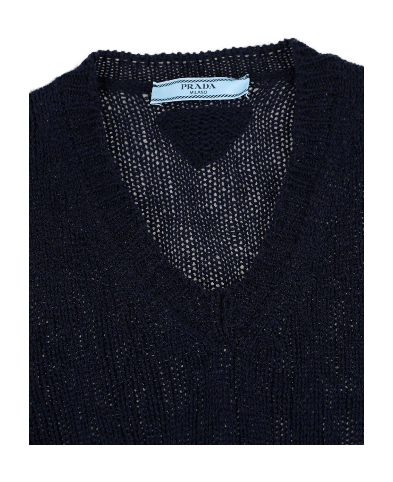 V-neck Knitted Vest - 3
