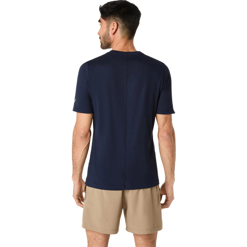 Asics MEN'S SHORT SLEEVE HTHR TECH TOP outlook