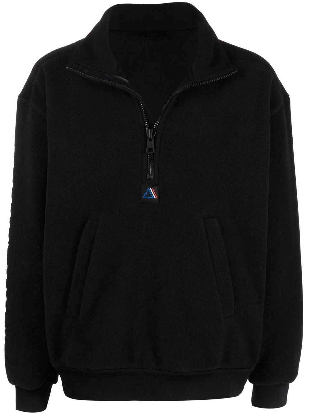 half-zip fleece sweatshirt - 1