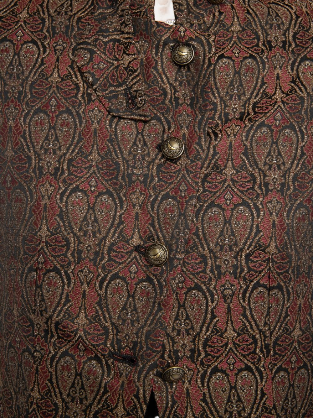 Verysa paisley-print mandarin-collar blazer - 5