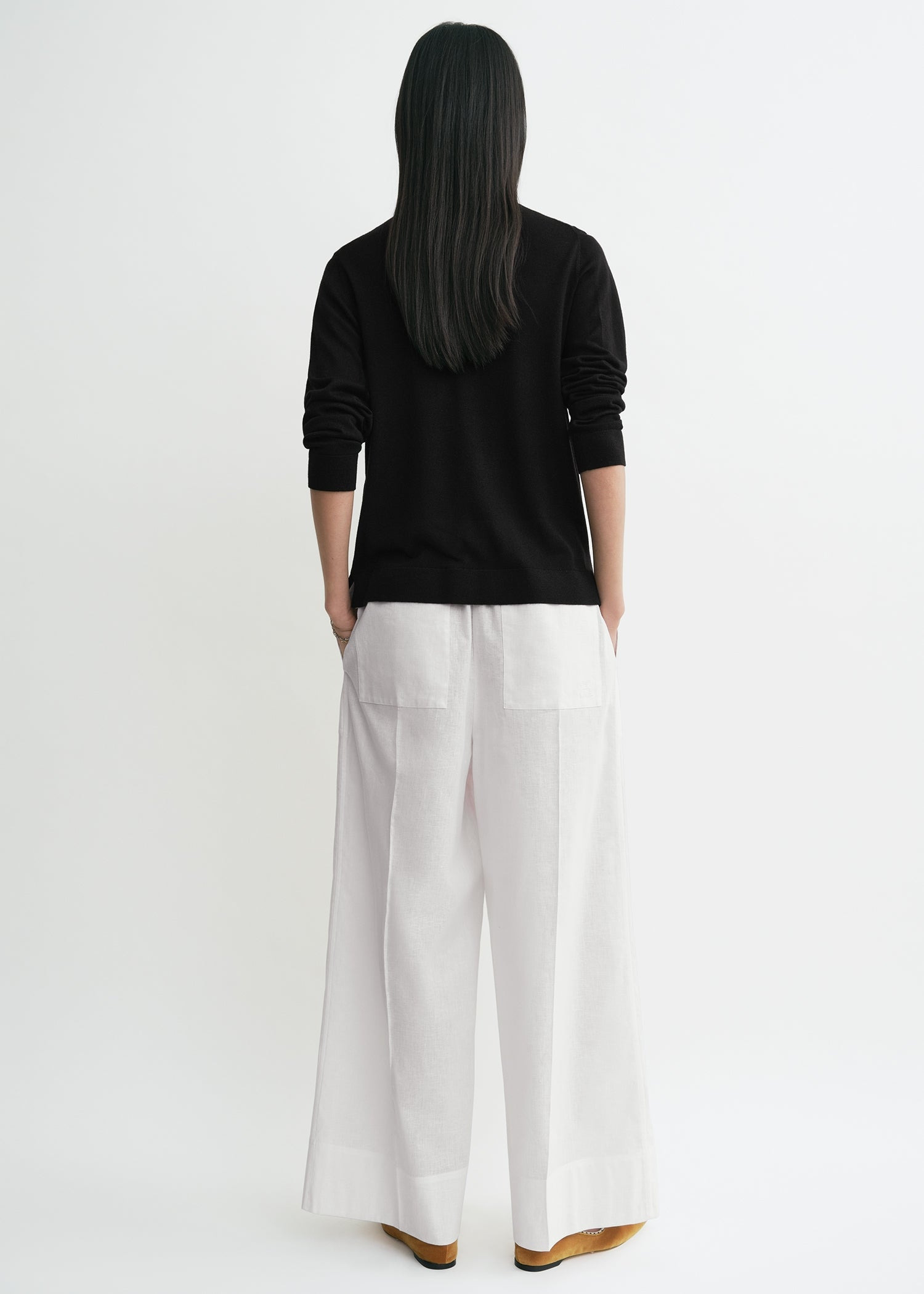 Wool silk knit black - 4