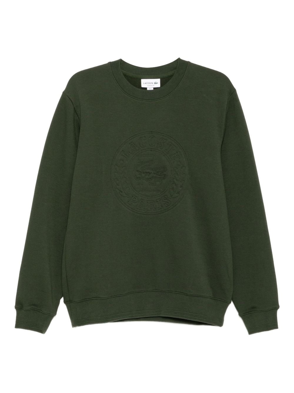 embossed-logo sweatshirt - 1