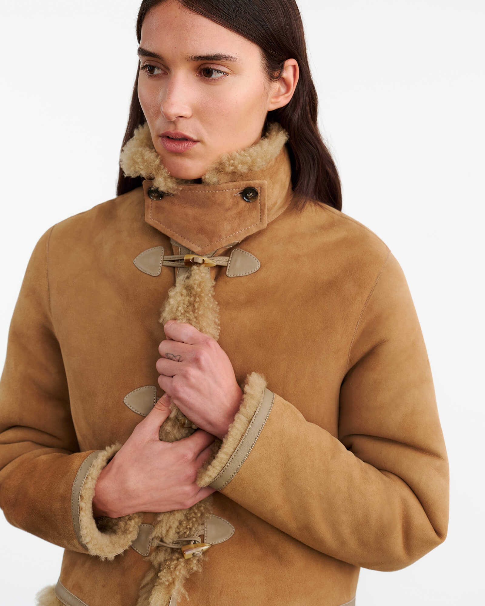 BENOITE SHEARLING JACKET - 3