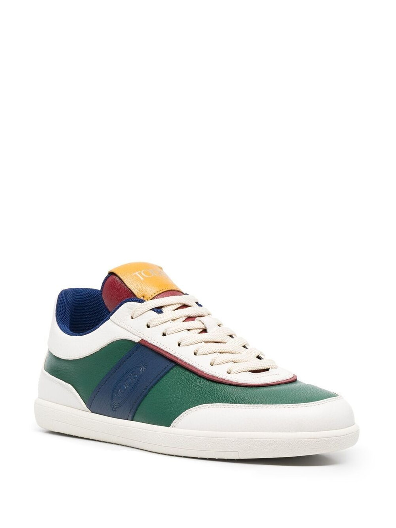 Tod's colour-block low-top sneakers outlook