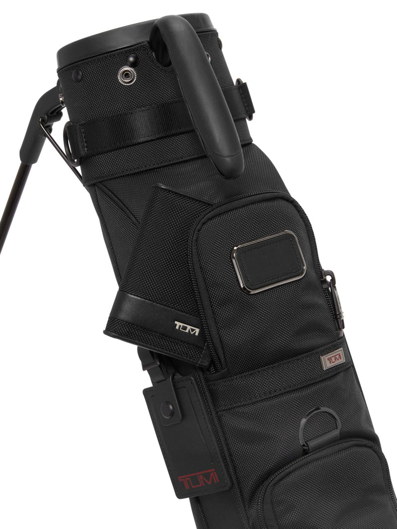 Alpha Nylon Golf Range Bag - Black 6