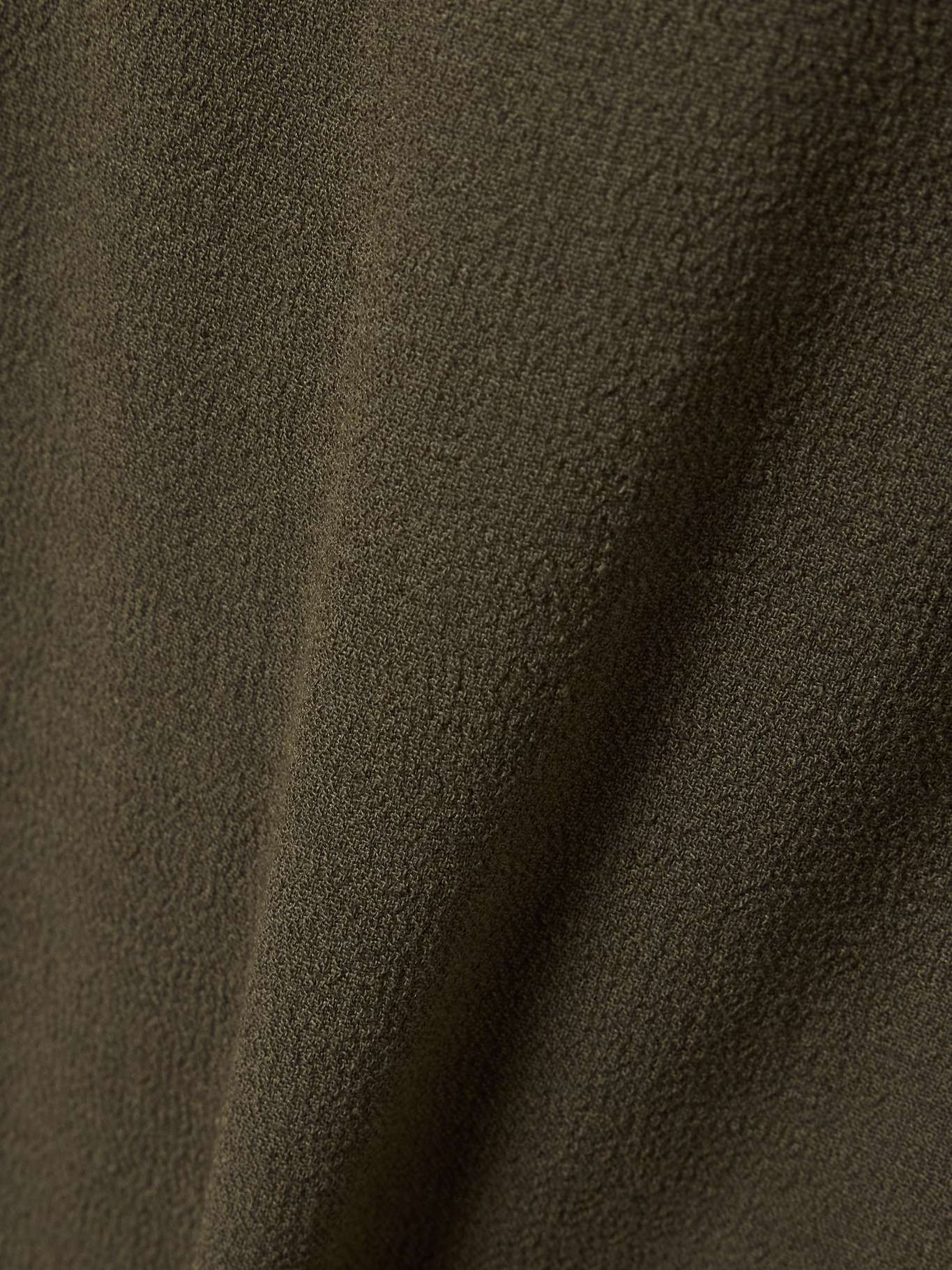 Wool-blend crepe straight-leg pants Green - 4