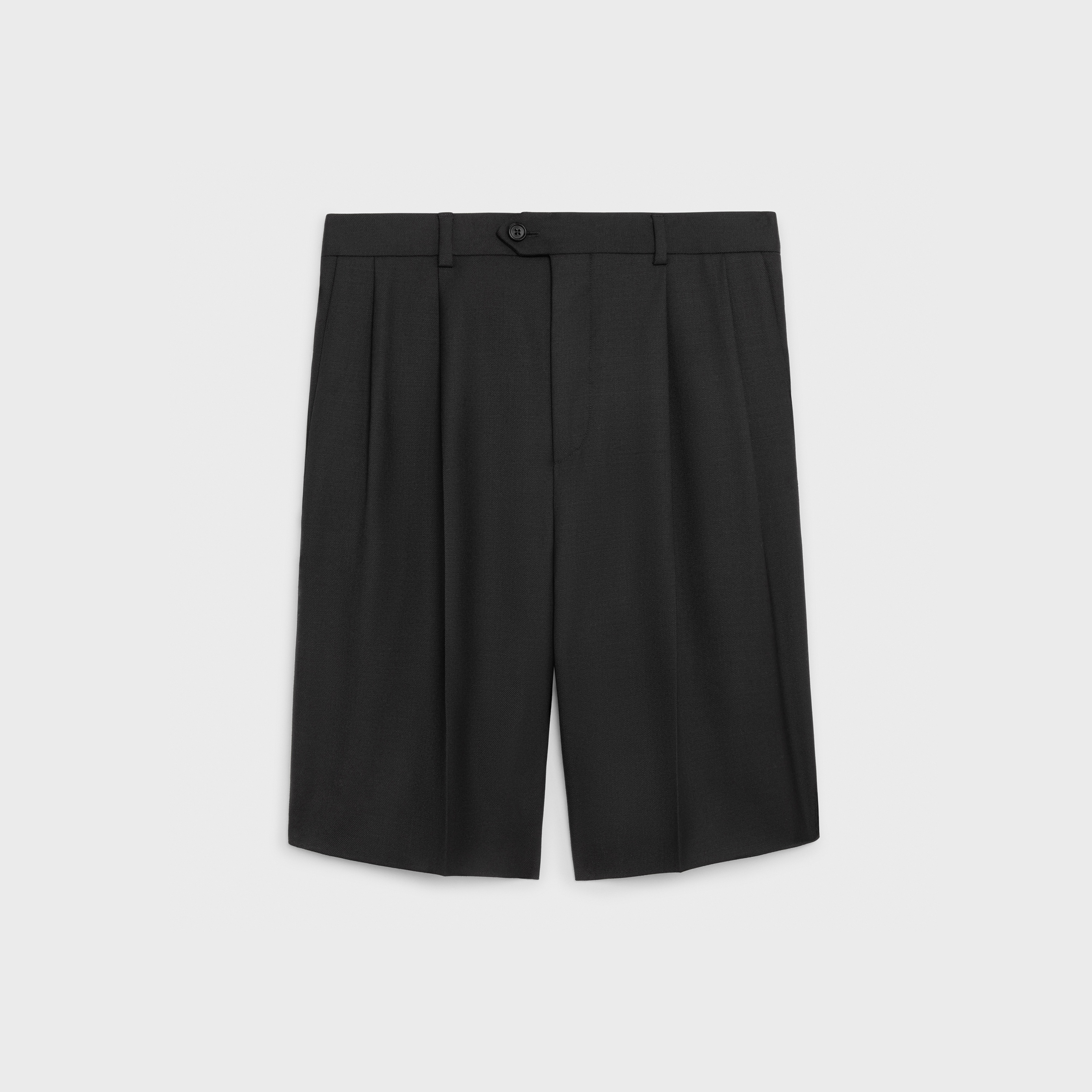 BERMUDA SKATE SHORTS IN LIGHTWEIGHT WOOL GABARDINE - 1