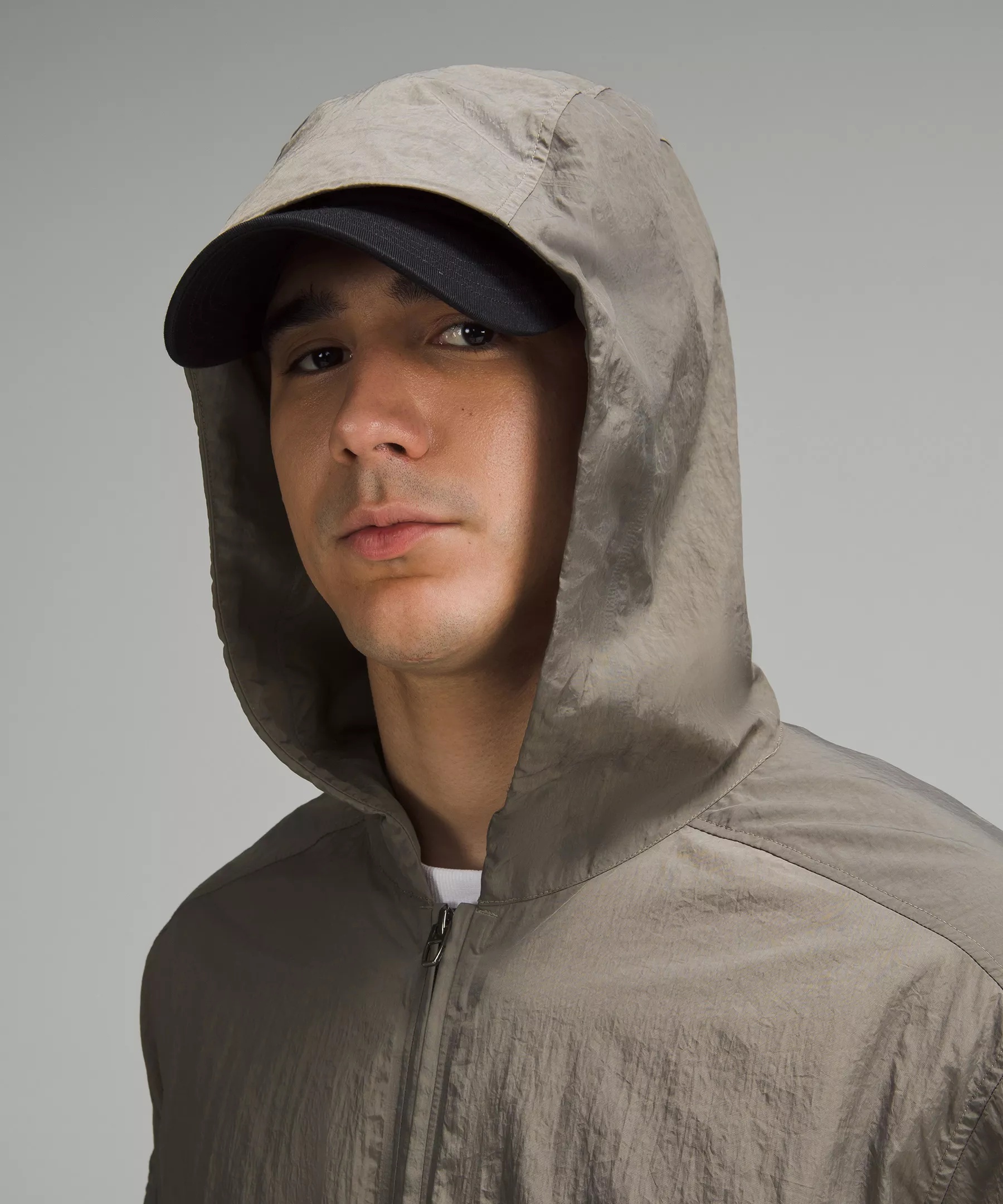 Textured Full-Zip Hooded Jacket - 4