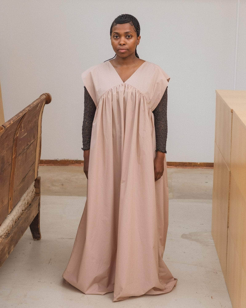 Cable Dress - Organic Cotton Poplin 1