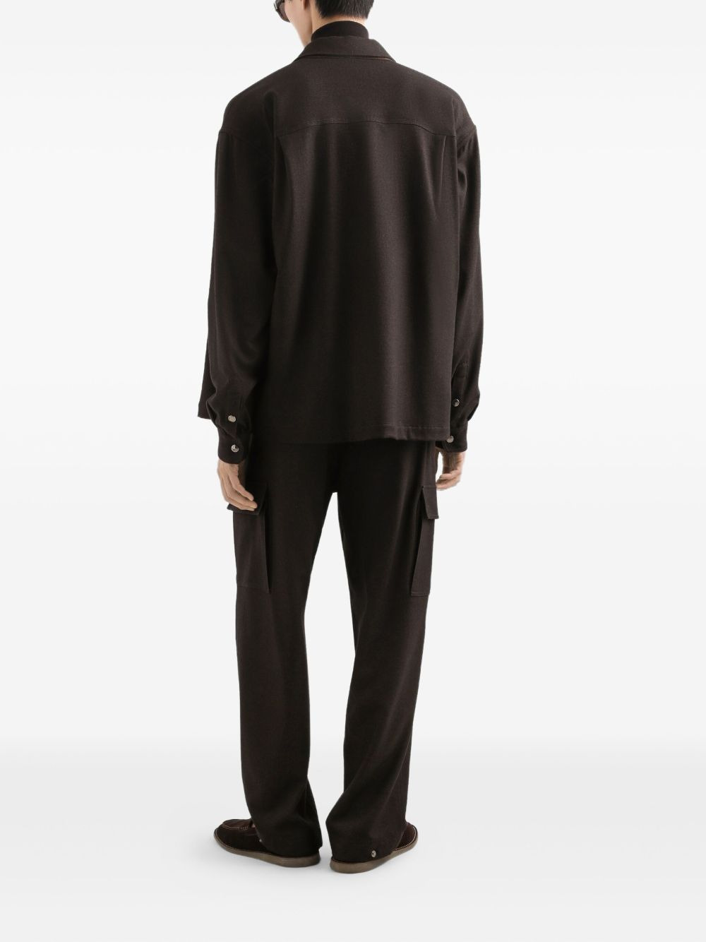 adjustable-hem cargo pants - 3