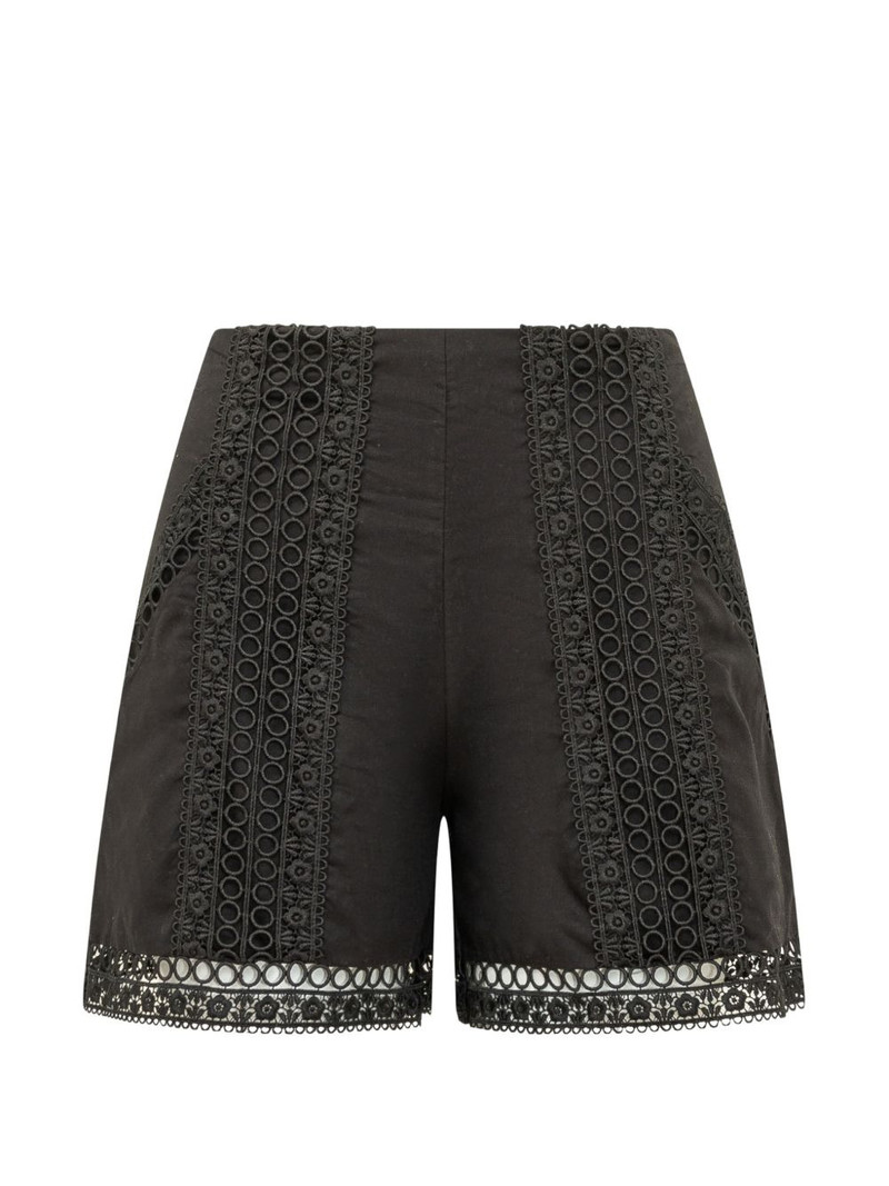 Oralia lace-trim shorts 1