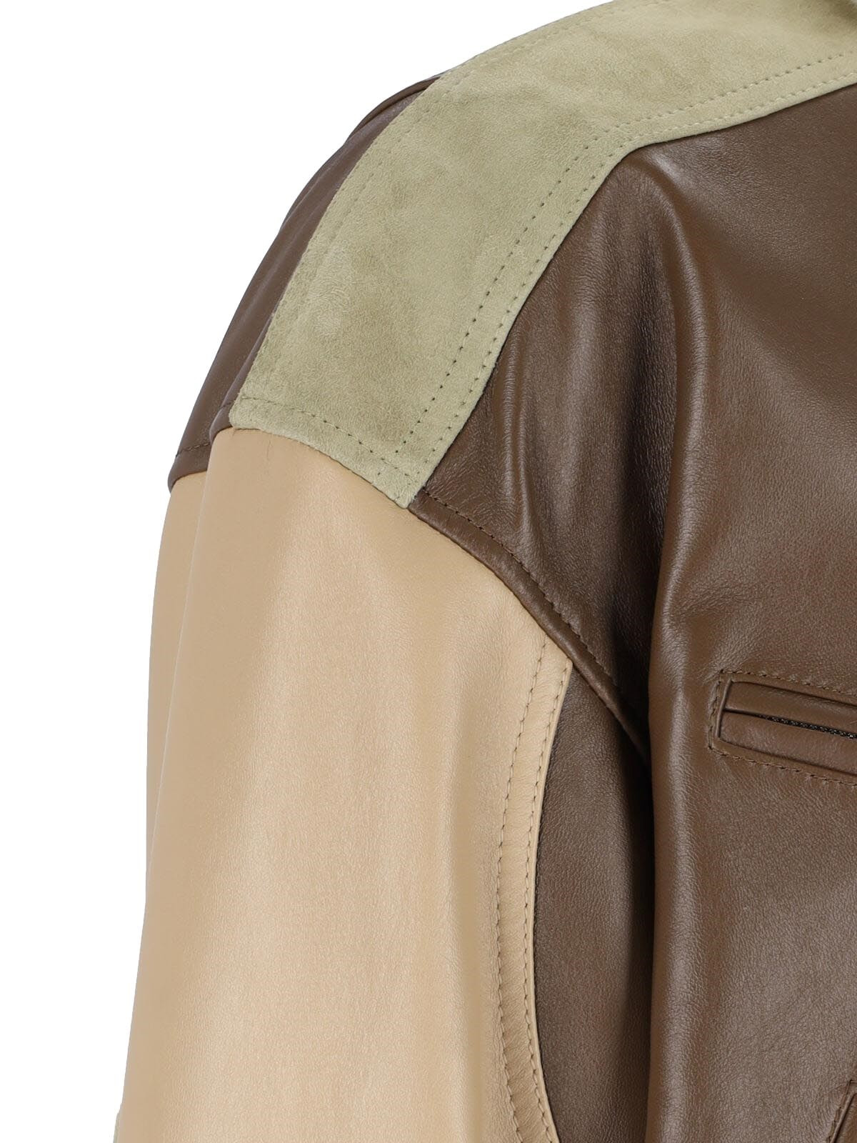 SHEARLING COLLAR BOMBER JACKET - 6