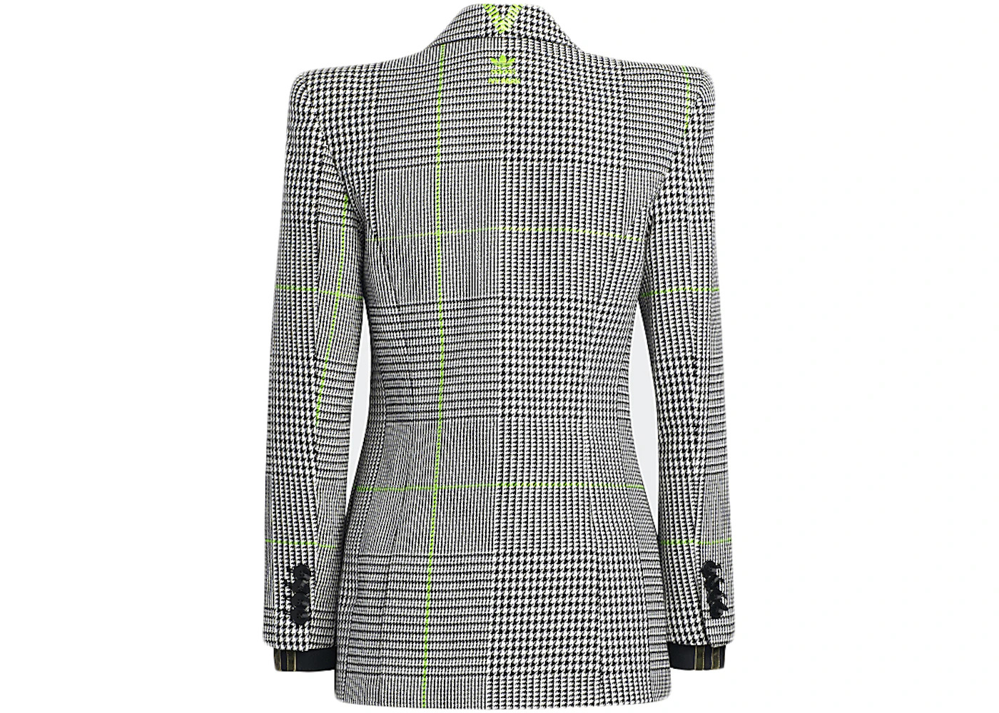 adidas Ivy Park Halls of Ivy Suit Jacket White/Black/Semi Solar Slime - 2