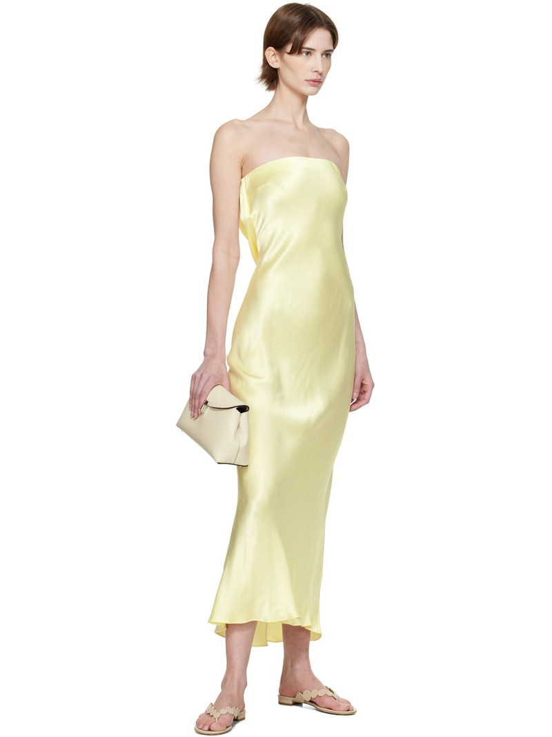 BEC + BRIDGE Yellow Moon Dance Strapless Maxi Dress outlook