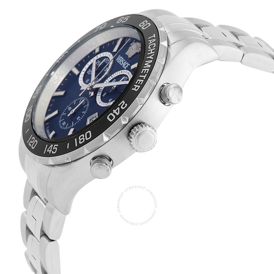 Versace Hellenyium Chronograph Quartz Blue Dial Men's Watch VEPCA0324 - 2