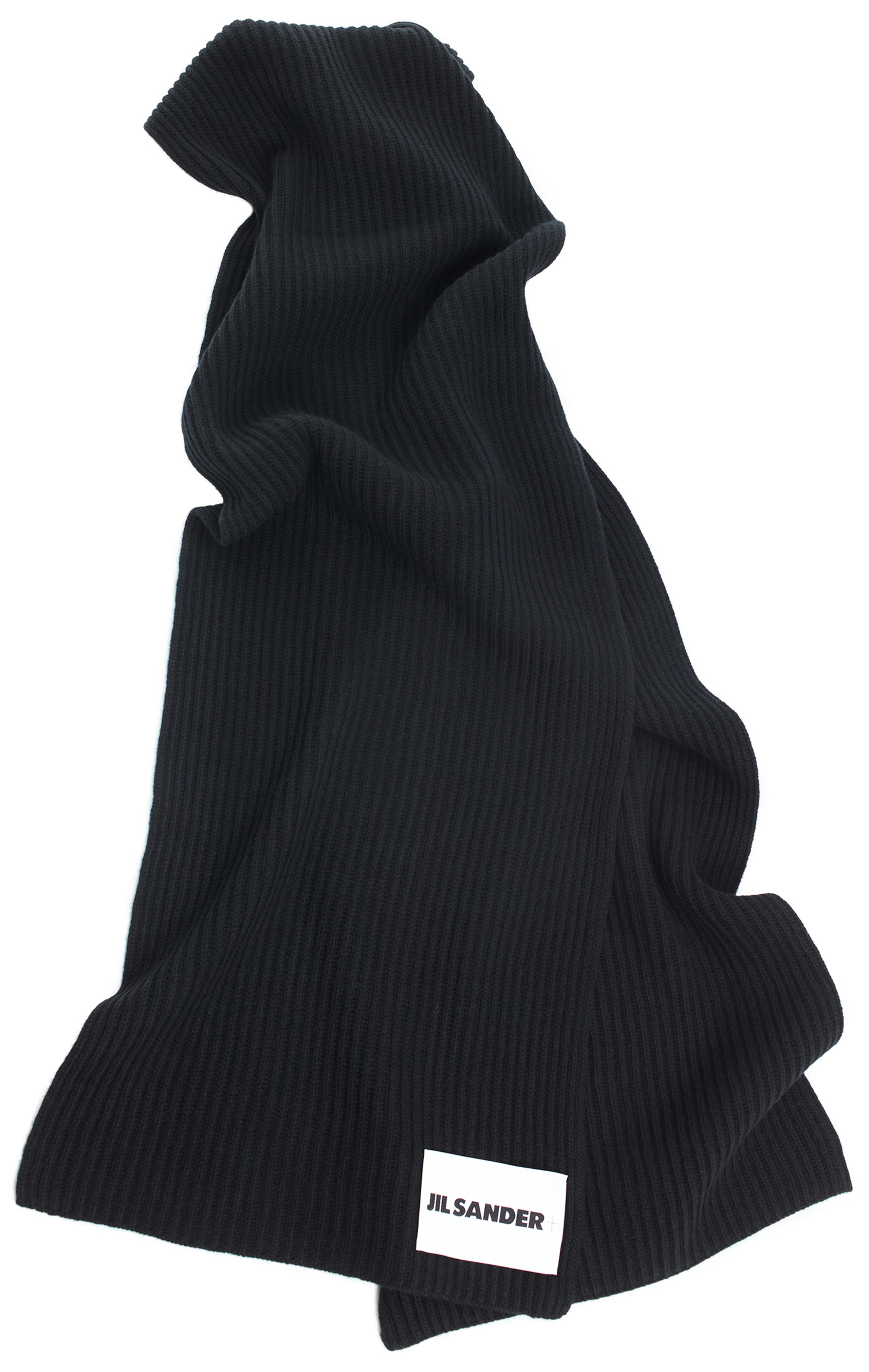 WOOL SCARF WITH PATCH - 2