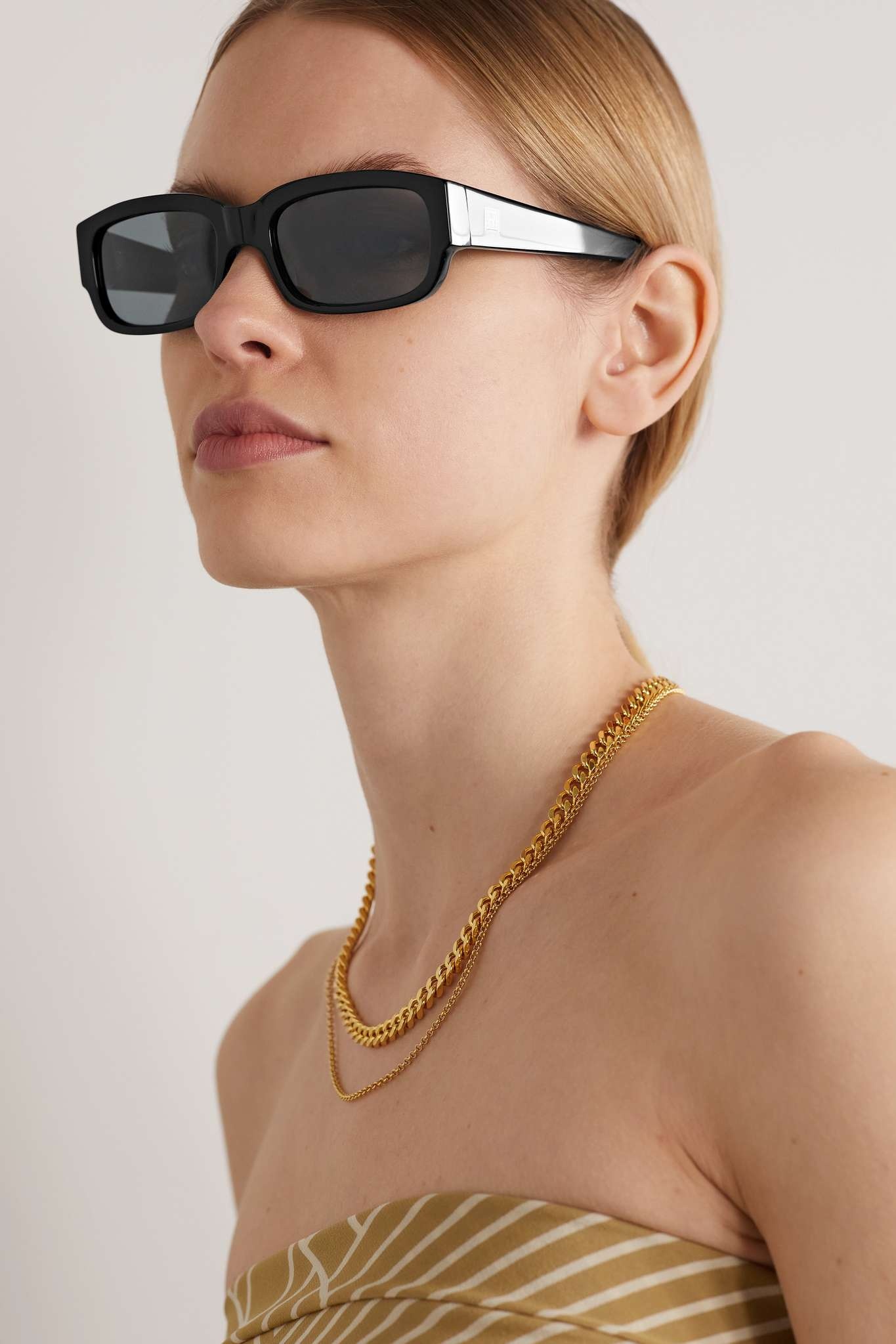 Acetate square-frame sunglasses - 2