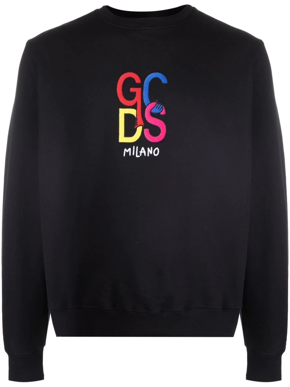 logo crew-neck sweatshirt - 1