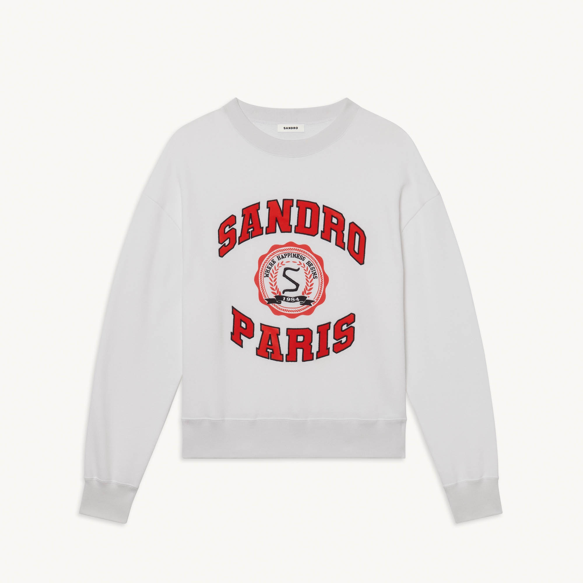 Printed organic cotton sweatshirt - 1