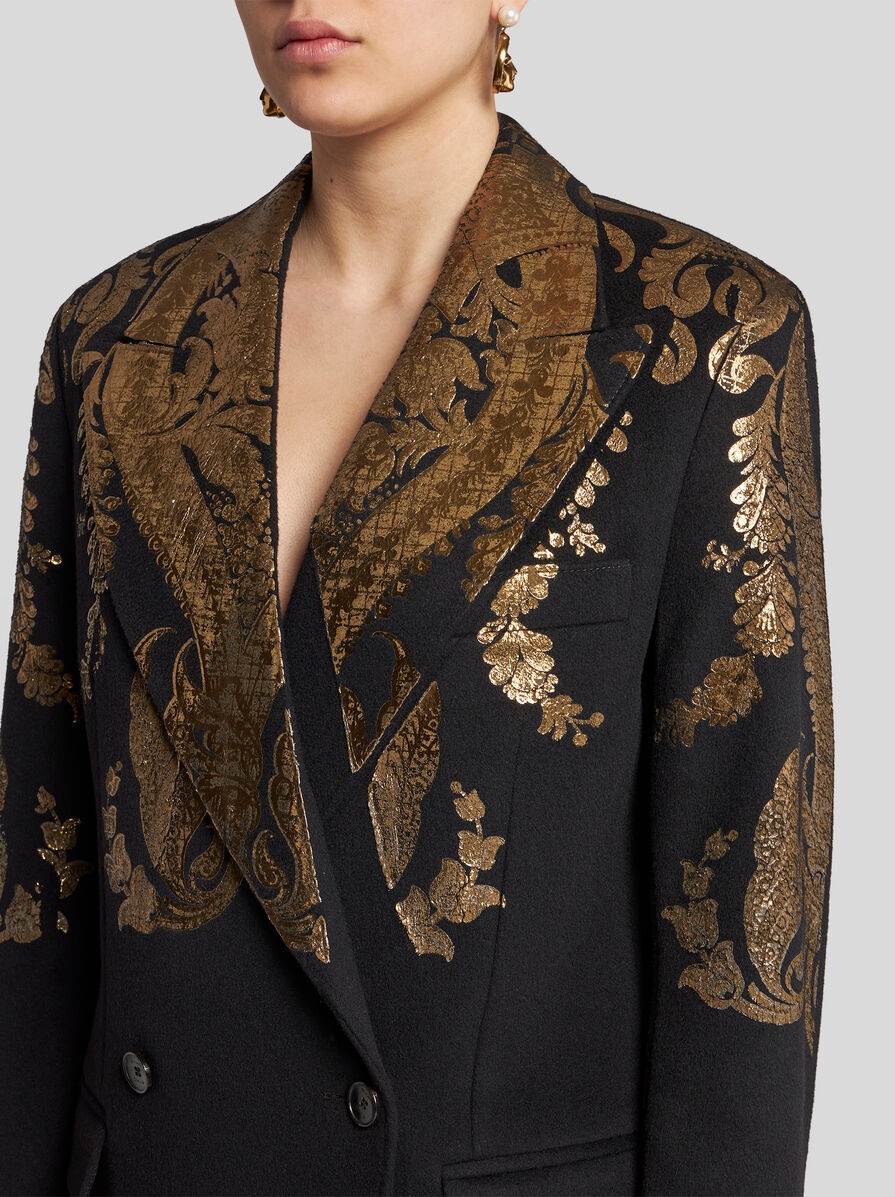 METALLIC-PRINT JACKET - 2