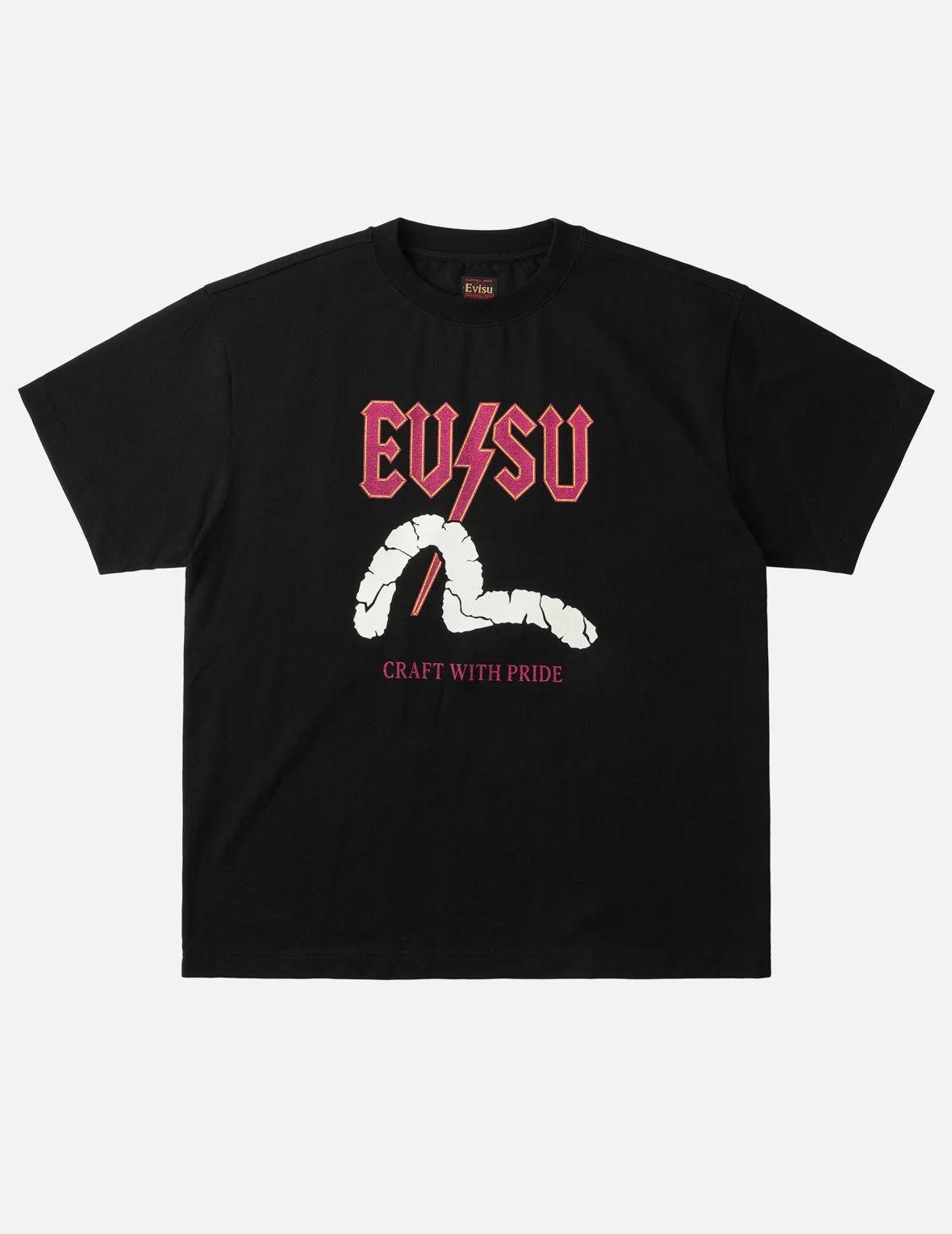 Lightning Seagull Graphic Print T-shirt - 1