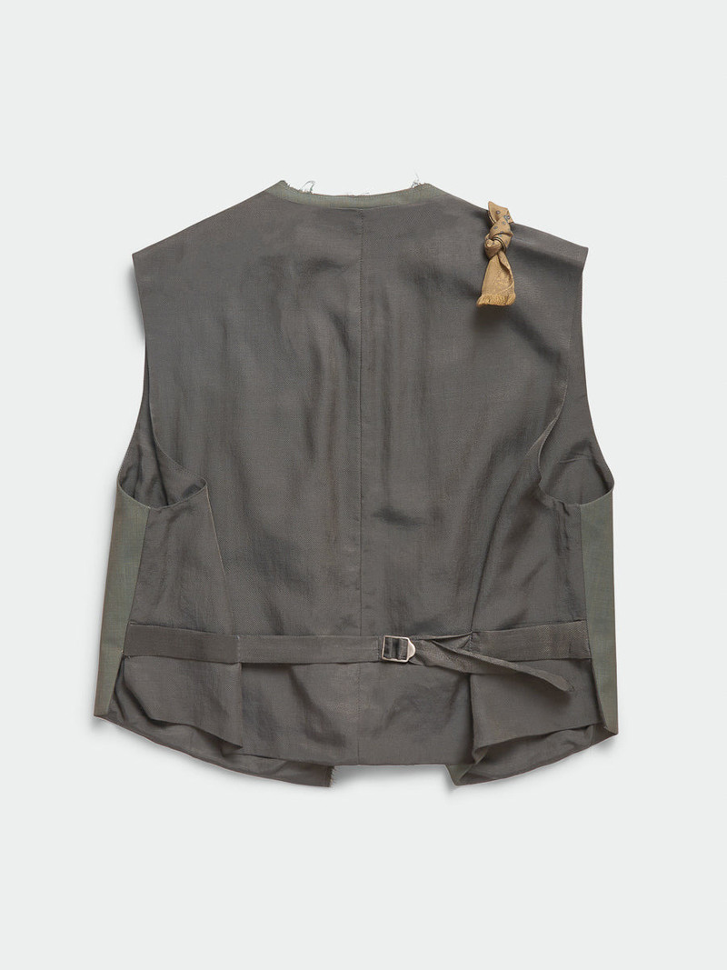 MAGLIANO Dawn Knotted Vest Dollar Green - Magliano outlook