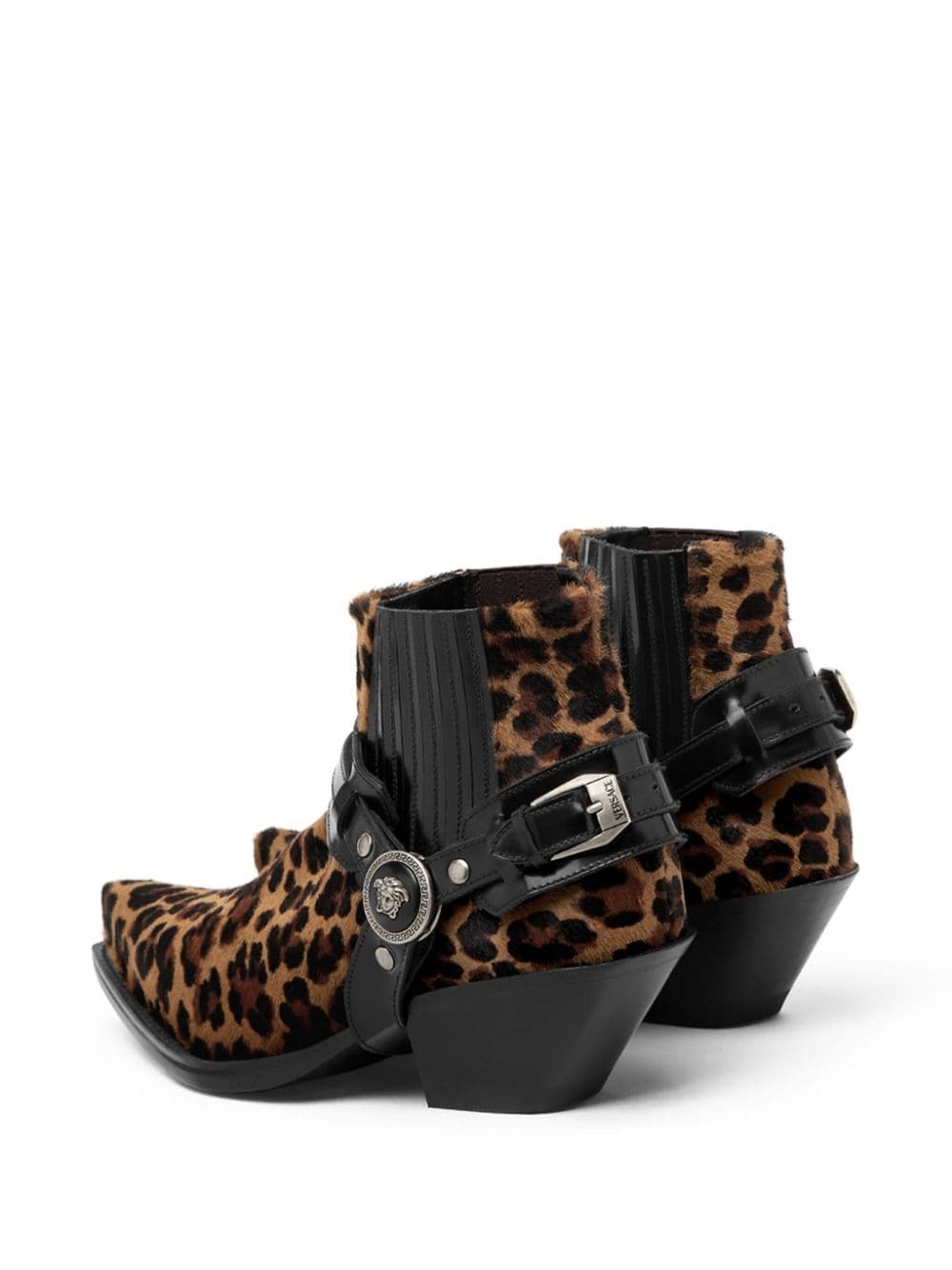 50mm Texano leopard-print ankle boots - 3