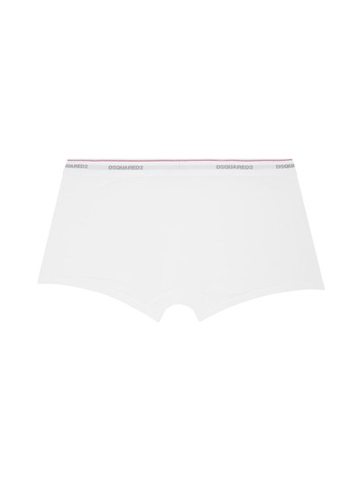 DSQUARED2 Three-Pack White Boxer Briefs outlook