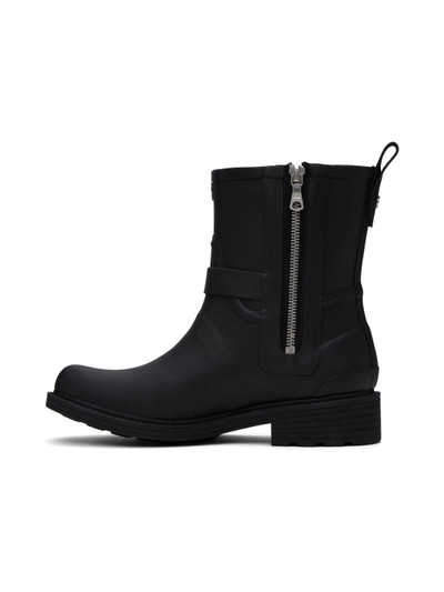 rag & bone Black Moto Rain Boots outlook