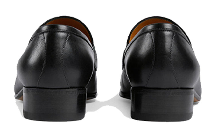 Gucci Interlocking G Tassel Leather Loafers 'Black' 624720-1W610-1066 - 6