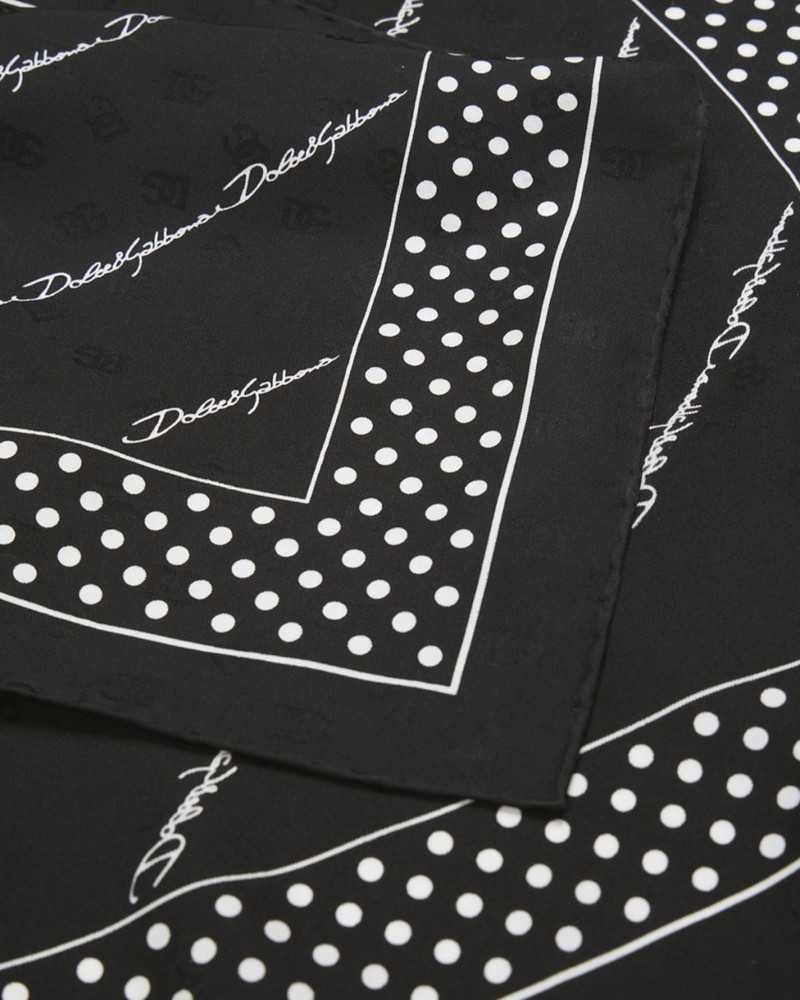DG Monogram Jacquard Silk Twill Scarf 4