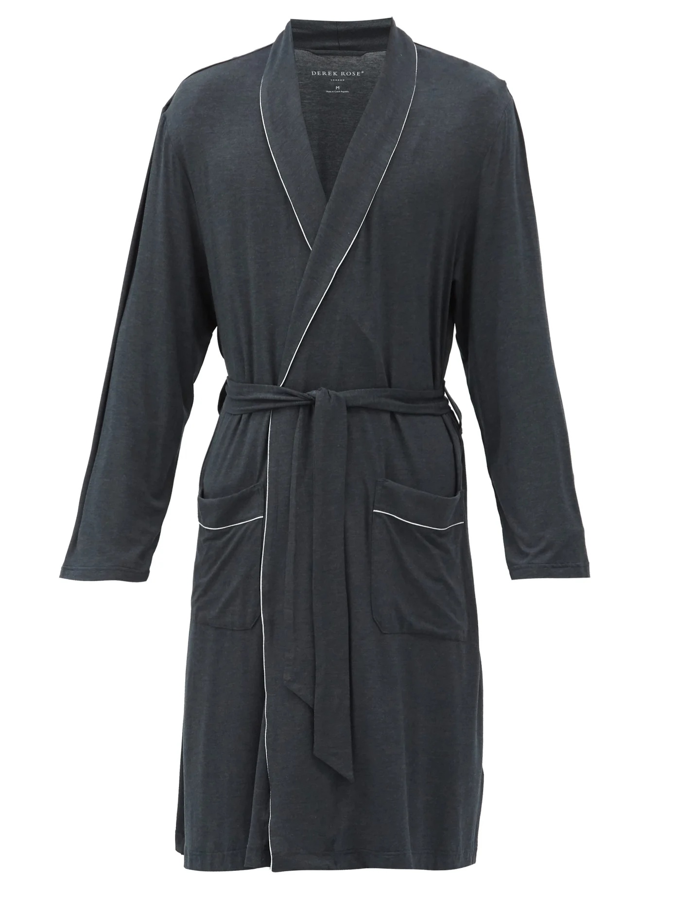 Marlowe stretch-jersey robe - 1