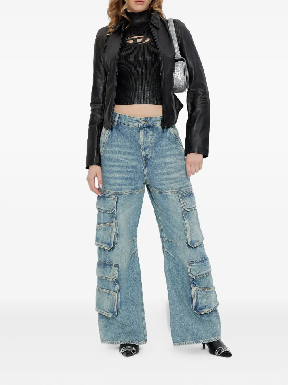 DIESEL - Women D-Sire-Cargo-D L.30 Trousers - 3