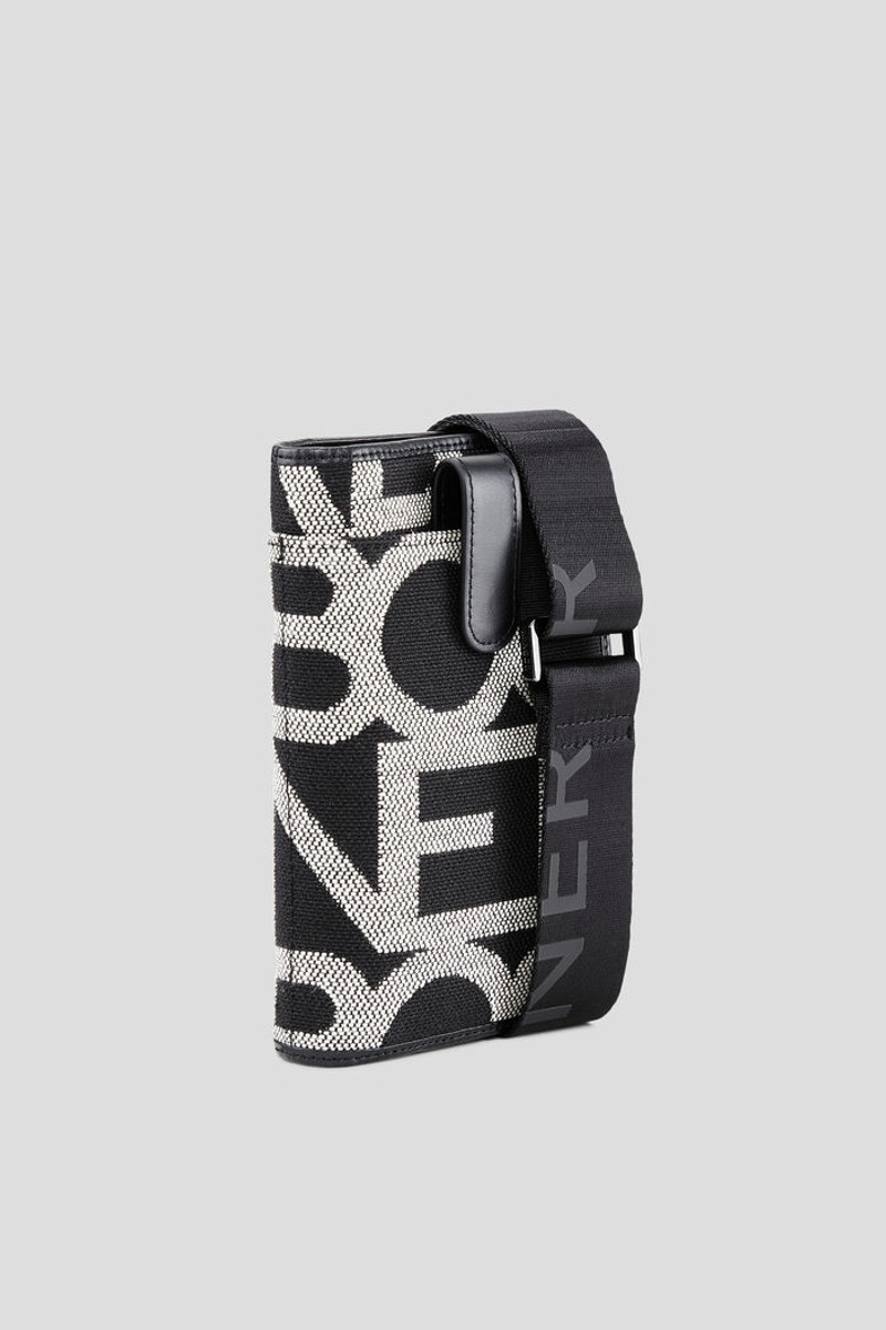 BOGNER Pany Nomi Smartphone pouch in Black/White outlook