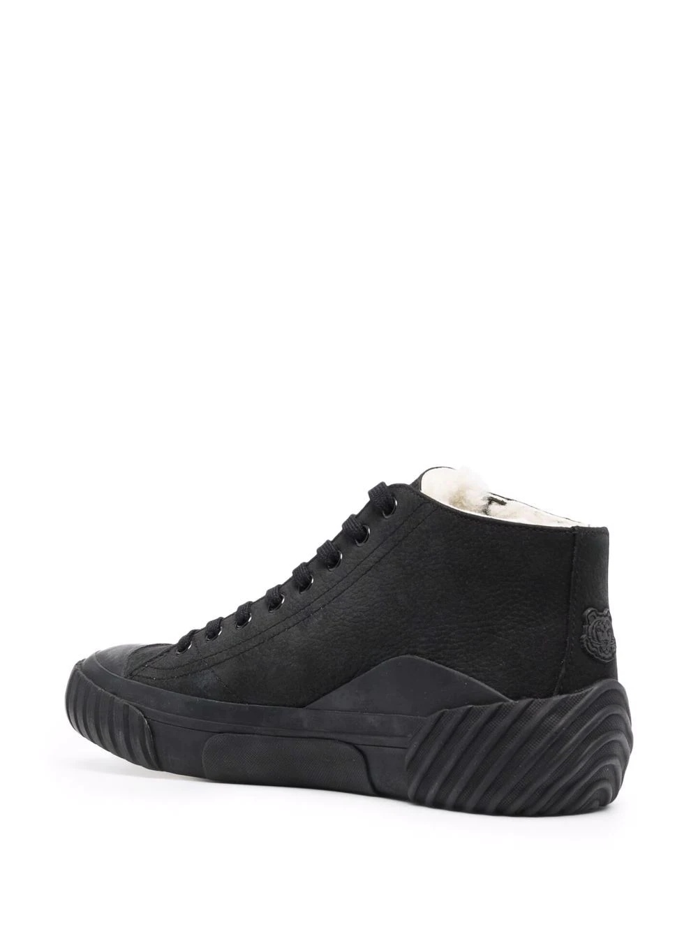 panelled sole high-top sneakers - 3