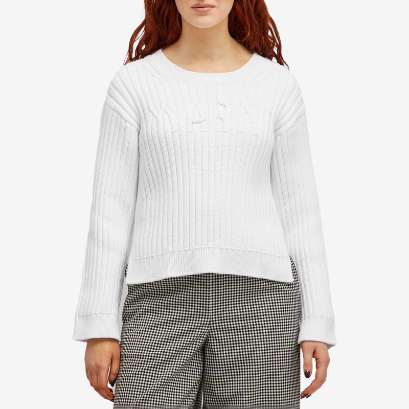 Marni Marni Logo Sweatshirt in Rib outlook