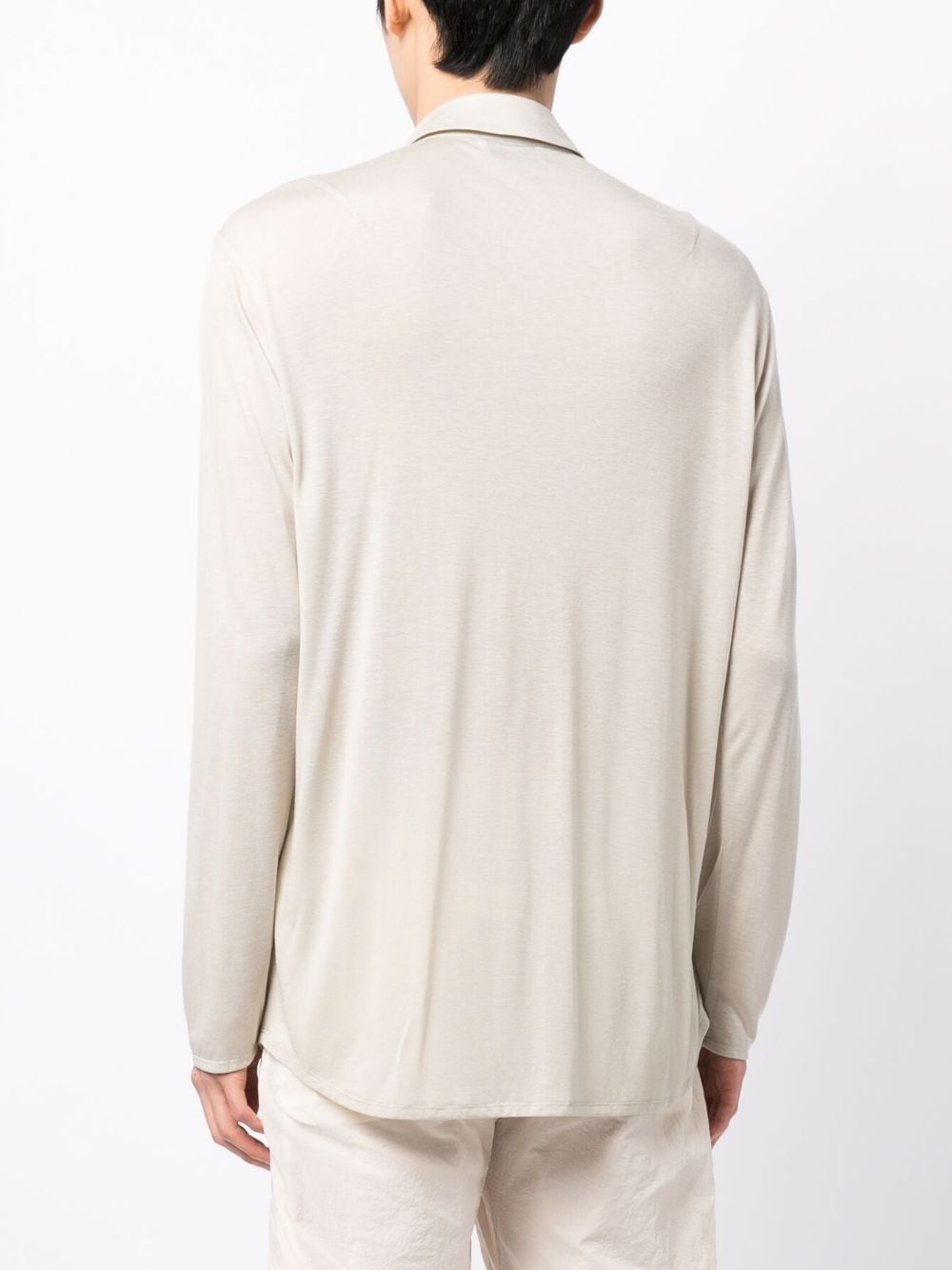 ZIP-UP LYOCELL SHIRT - 2