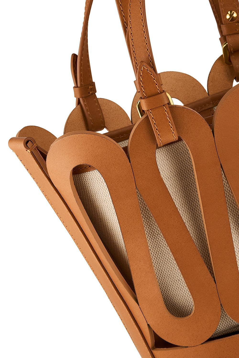 Medium Artistè Tote Bag - Natural Caramel - 4