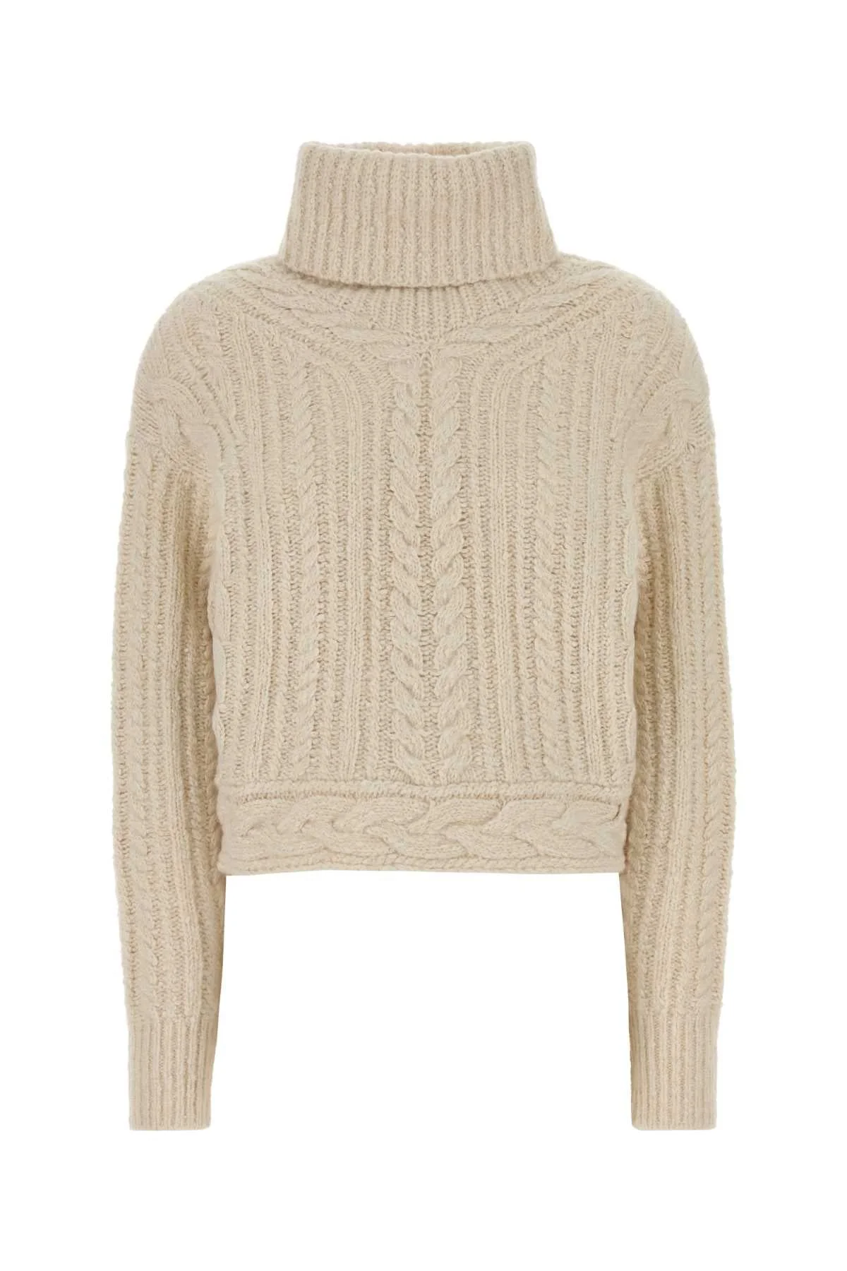 Isabel Marant Etoile Women Ivory Cotton Blend Brenda Sweater - 1