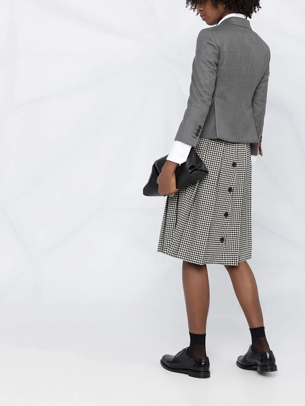 notched-lapel single-breasted blazer - 4