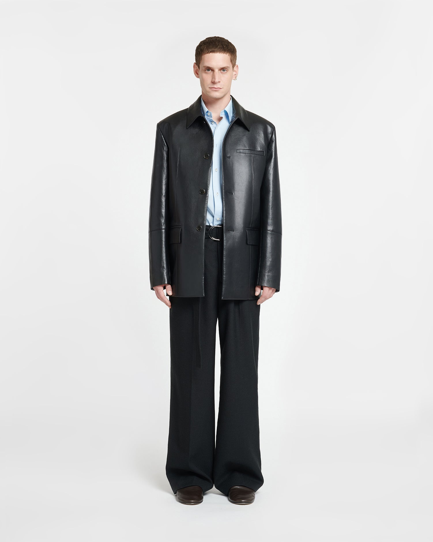 Regenerated Leather Jacket - 3