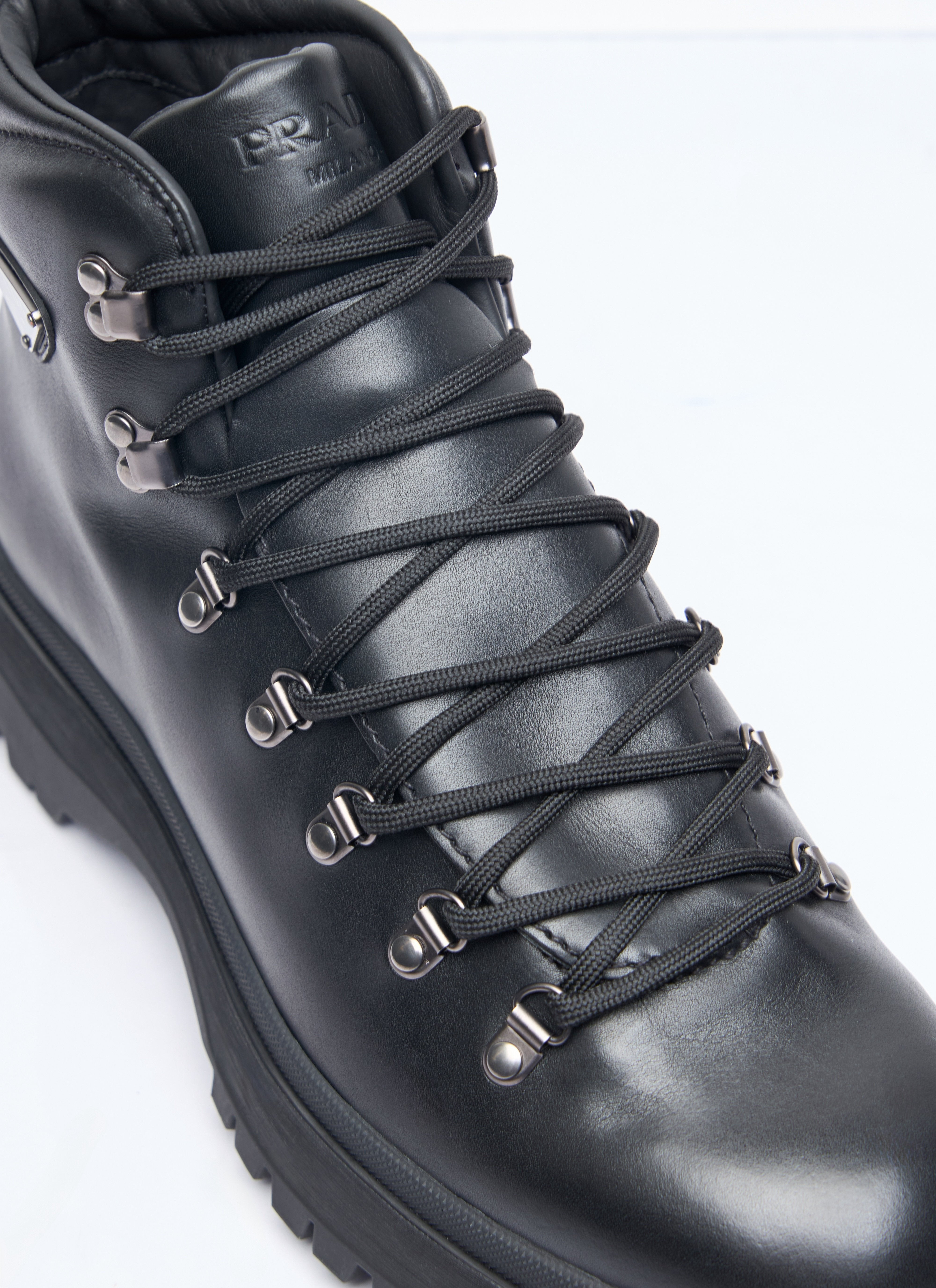 Prada Men Brixxen Lace-Up Boots - 2
